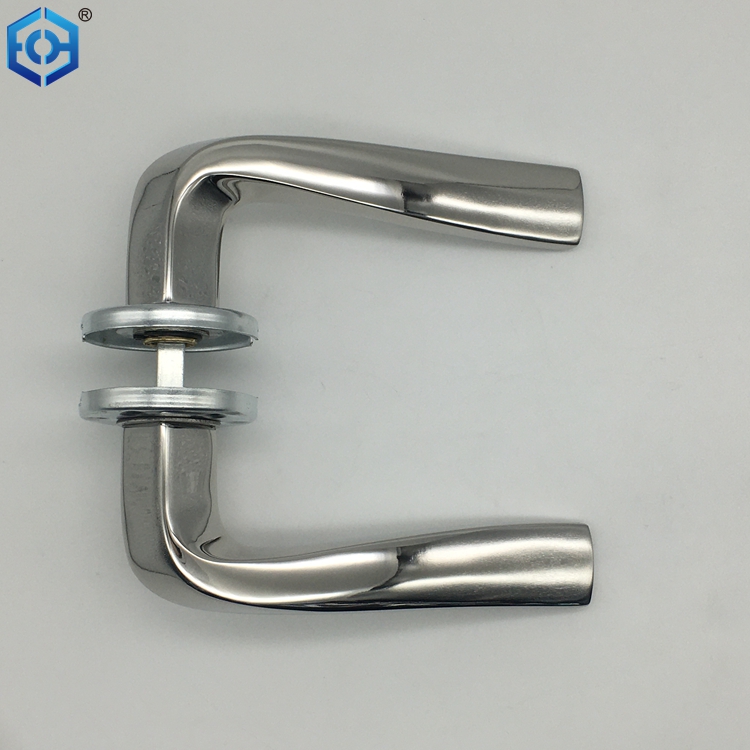 New Style Modern EC Hardware Satin Chrome Solid Stainless Steel Door Handle