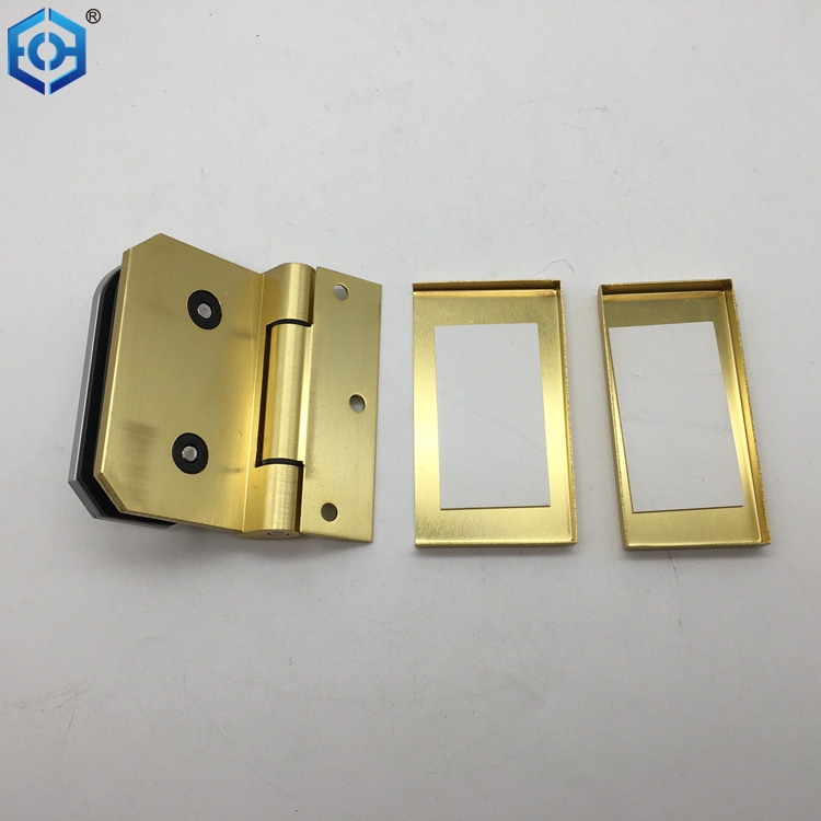 brass glass hinges