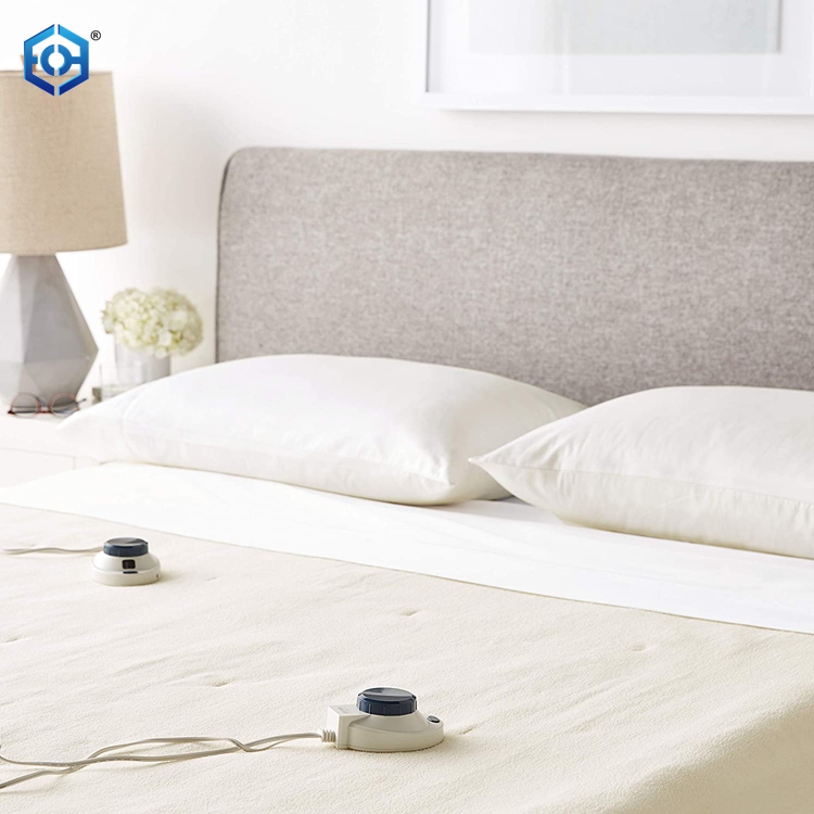 Westinghouse Electric Blanket Heated Throw Blanket with Foot Pocket Ultra Soft And Cozy Flannel 