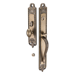 Wholesale Zinc Alloy Entrance Handleset Door Lock with Polished Brass Finish (US 3)