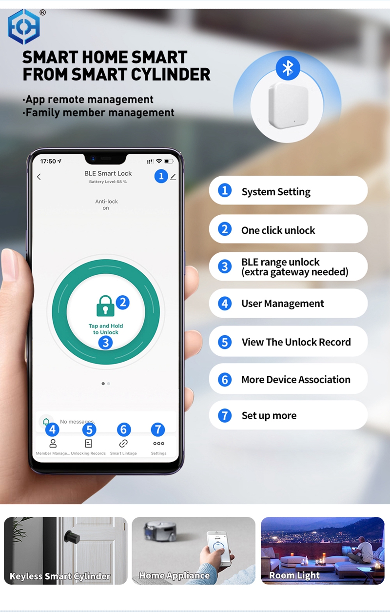 keyless lock cylinder