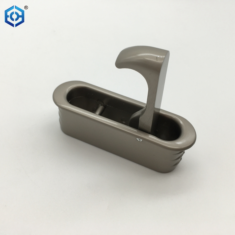 Satin Nickel Zinc Alloy Wall Mount Wall Mounted Concealed Coat Hook