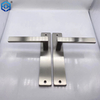 Stainless Steel Bathroom Swing Door Lock Handle Double Sided Long Plate Type Door Handle