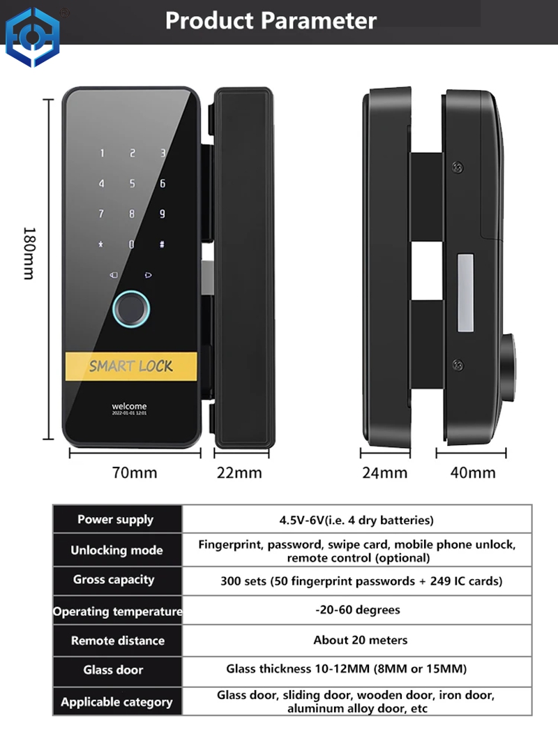 fingerprint deadbolt door lock