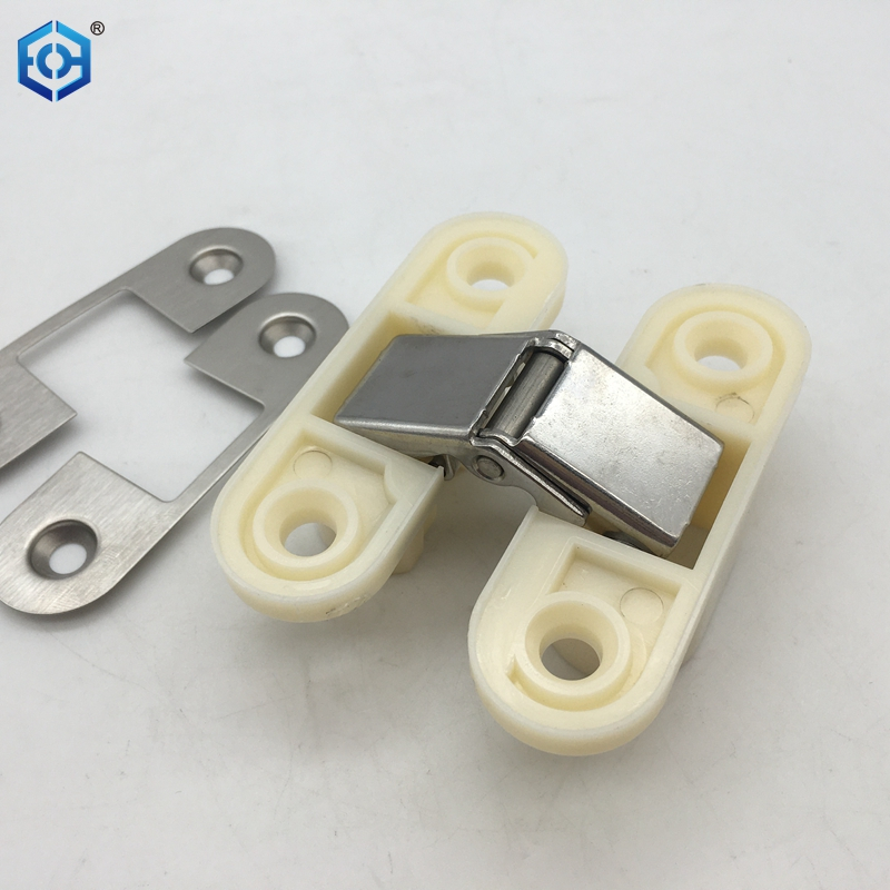 Small Invisible PVC Plastic Concealed Hinges Clasp for Wooden Box