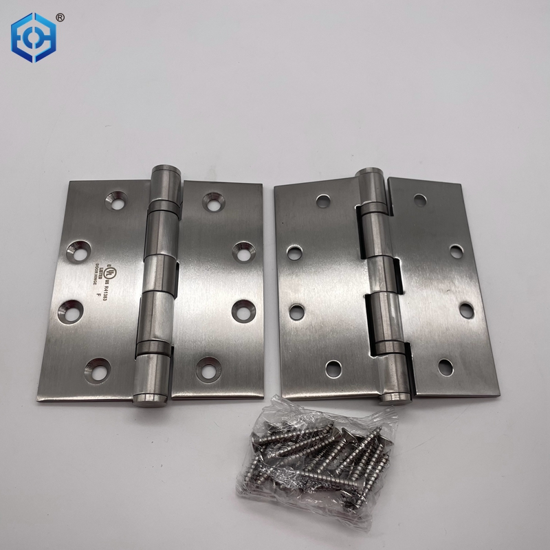 UL Certification SUS304 Fire Rated Bearing Handed Right Or Left Internal Wood Door Hinge