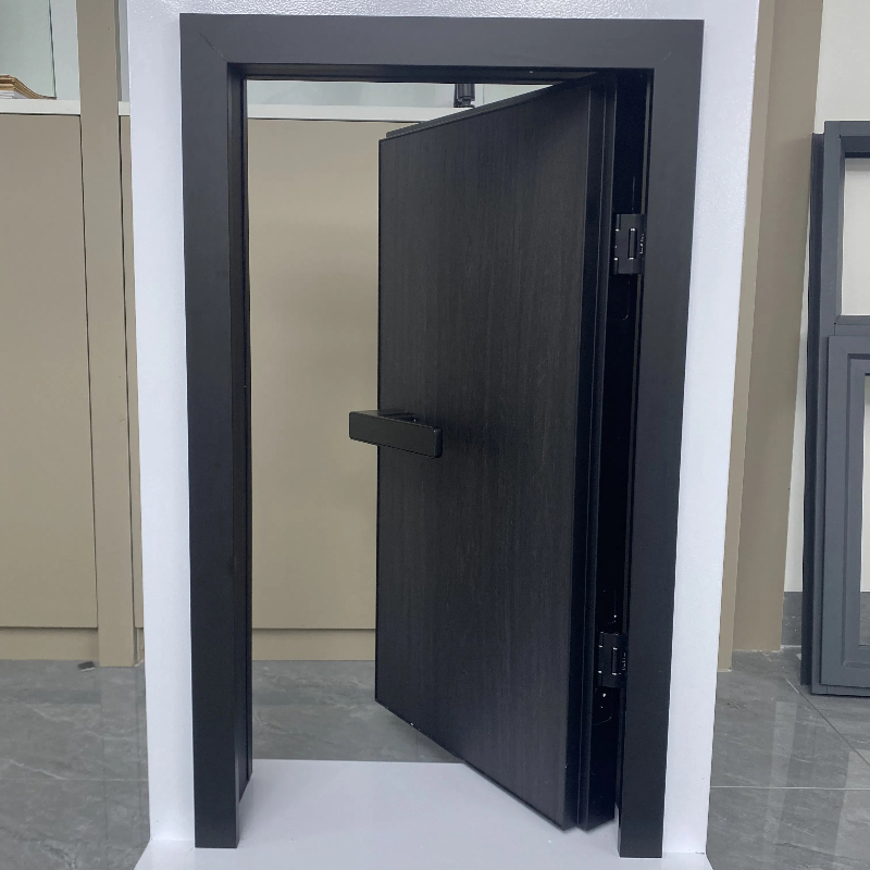 Frameless Invisible Hinge Flush Concealed Skin Prime Hidden House Doors HDF Door
