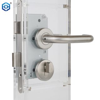 CE Stainless Steel Fireproof Fire Rated Door Lock with 3 Keys 