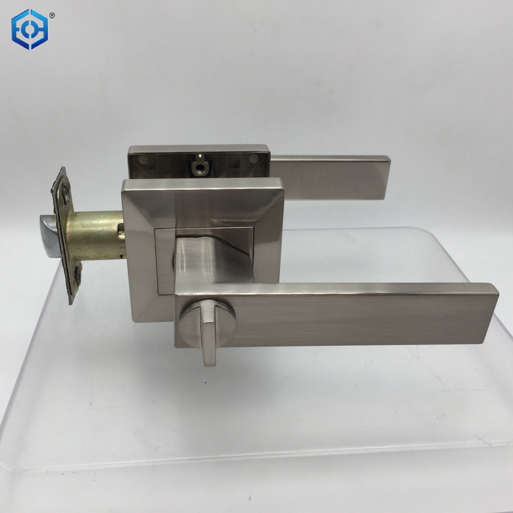 Zinc Alloy Heavy Duty Contemporary Design Door Lock Concealed Screws Installation Lever Handle Lock