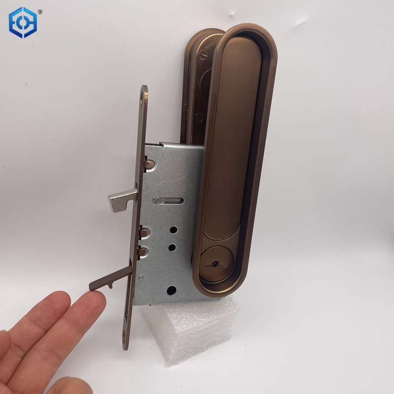 Zinc Alloy Invisible Recessed Handle Pocket Sliding Door Lock