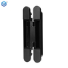 120KG Black Zinc Alloy Heavy Duty 3D Adjustable Concealed Hinge
