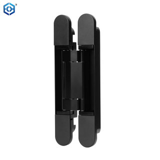 120KG Black Zinc Alloy Heavy Duty 3D Adjustable Concealed Hinge