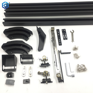 Flush Sliding Door System with Two-way Damper for Doors Up To 70kg