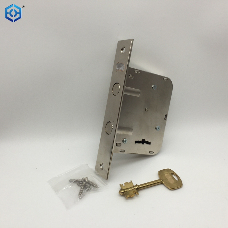 Europe Quality Standard Satin Nickel Finish Argentina Door Lock Body Zinc Handle Mortise Locks
