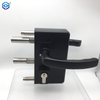 Black Stainless Steel Small Surface Mounted Ornamental Palisade Gate Lock