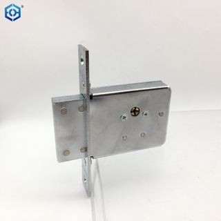 Steel Mortise Lock Cross Lock Pipe Well Lock Universal Type Gas Supply Heating And Electric Or Water Well Door Lock with Lock Cylinder