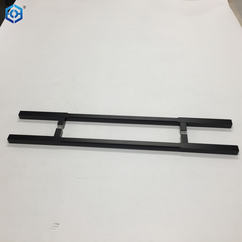Factory Manufacturer Wholesale Commercial Square Black Aluminum Glass Door Pull Handles