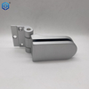 Silver Aluminum Glass To Wall Glass Pivot Hinge For Interior Glass Door 