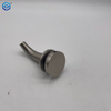 Satin Nickel Brass Glass Mount Coat Hook Towel Robe Hook 