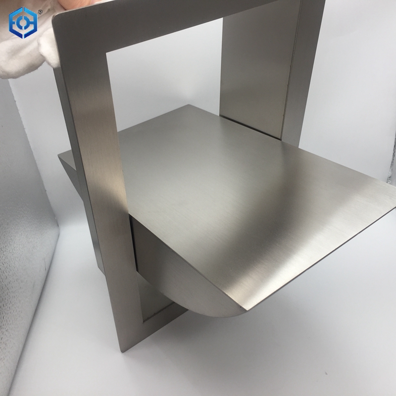 12x8" Square X 3" Deep Stainless Steel Trash Grommet Rectangular Trash Ring