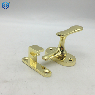 Golden Zinc Alloy Latch Lock Practical Clamp for Wooden Doors for Bathroom Kitchen And Toilet Doors