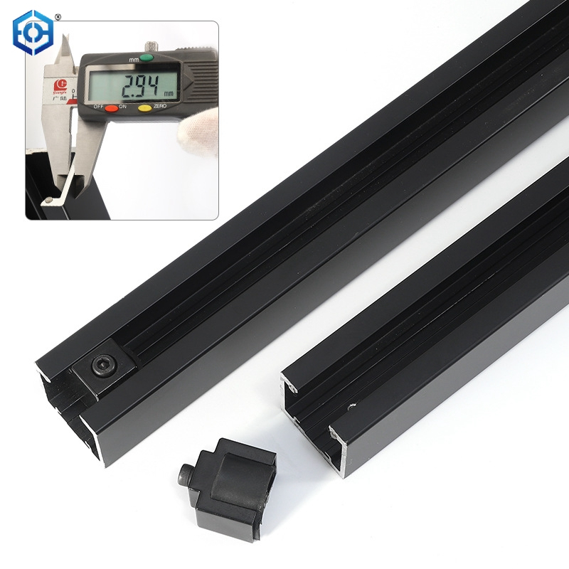 Modern Design Flush Aluminum Alloy Sliding Door System Concealed Track Interior Bedroom Barn Door Hardware for Hotel