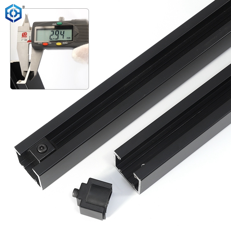 Modern Design Flush Aluminum Alloy Sliding Door System Concealed Track Interior Bedroom Barn Door Hardware for Hotel