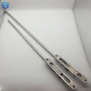 Silver Stainless Steel Concealed Heavy Duty Slide Bolt Lock with Aluminum Rod
