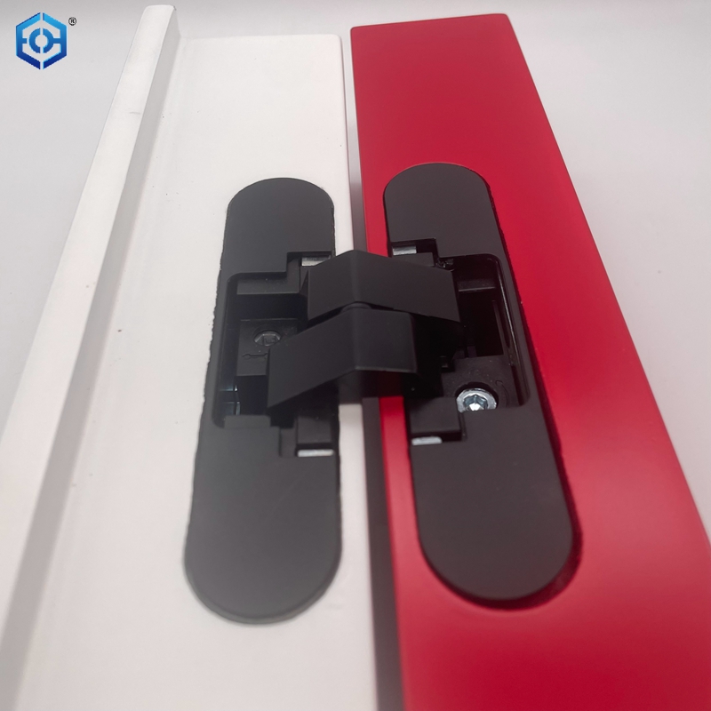 60KG Zinc Alloy Heavy Duty Adjustable Hidden Cabinet Hinges