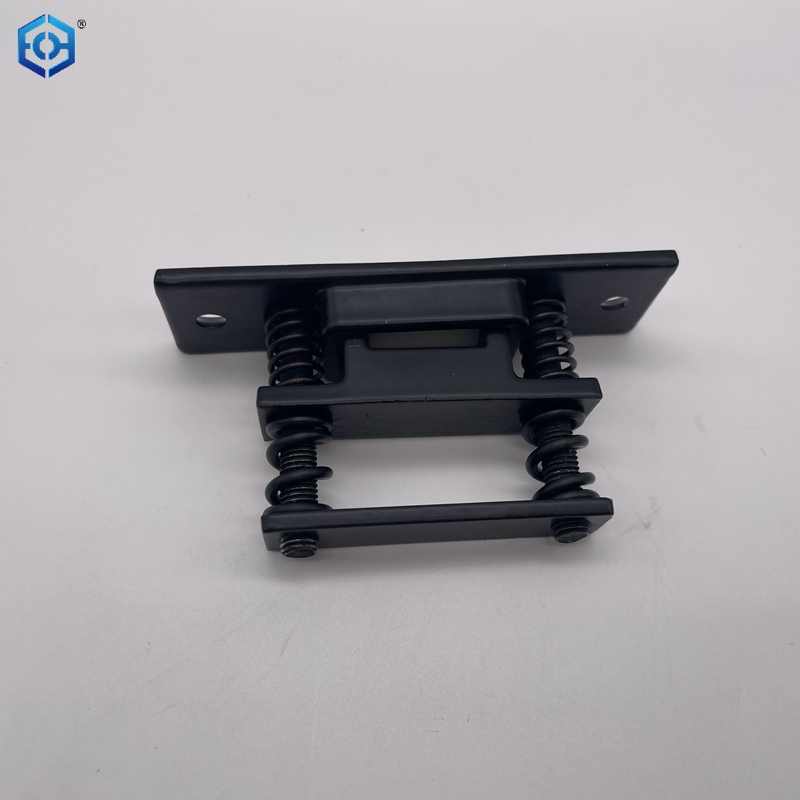 Satin Black Door Ball Catch Heavy Duty Solid Brass Silent Door Roller Catch with Adjustable Square Strike 