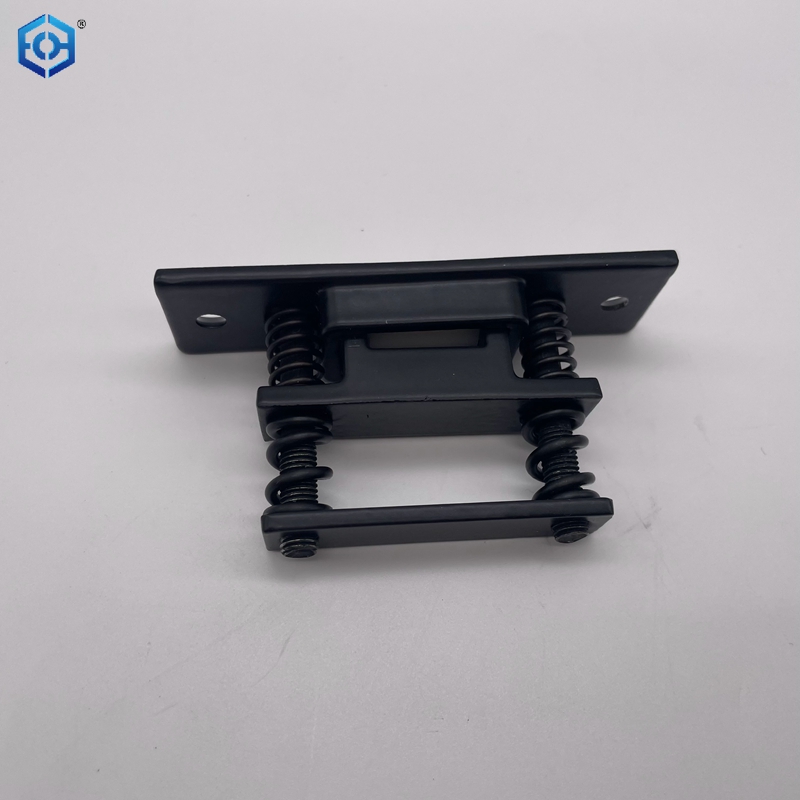 Satin Black Door Ball Catch Heavy Duty Solid Brass Silent Door Roller Catch with Adjustable Square Strike 