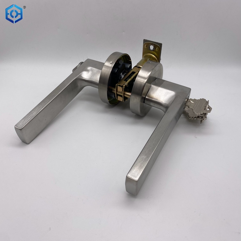 Stainless Steel Keyed Entry Grade 2 Commercial Door Locks Heavy Duty Office Door Lever