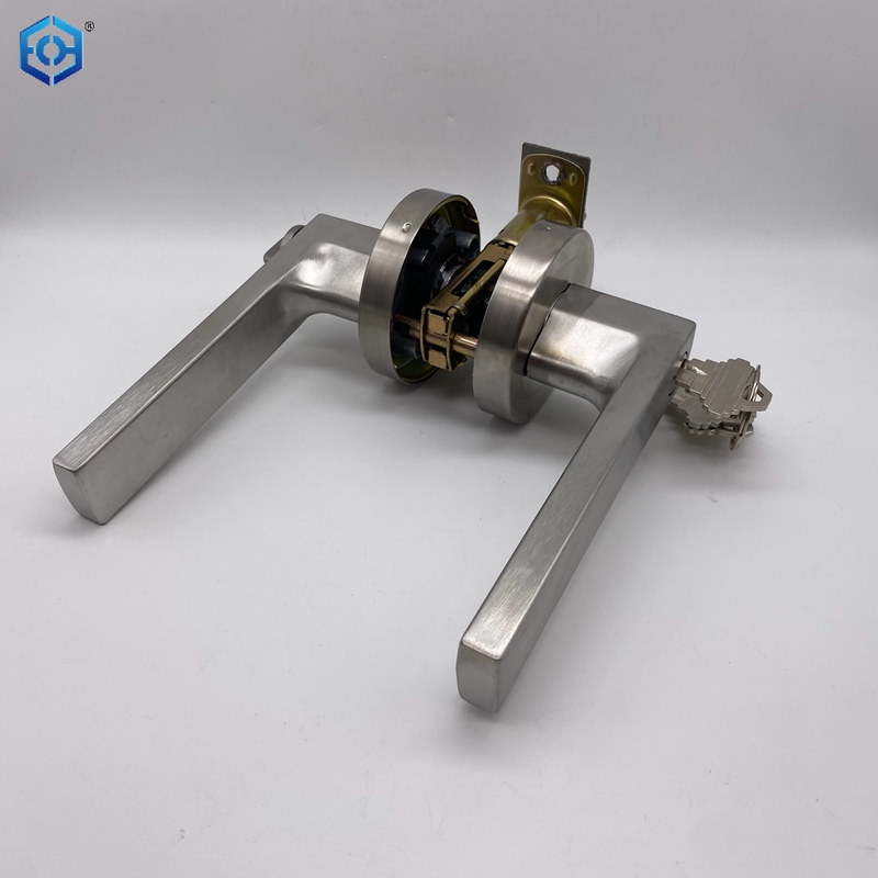 Stainless Steel Keyed Entry Grade 2 Commercial Door Locks Heavy Duty Office Door Lever