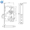 Fire Rated Stainless Steel EN12209 Mortise Door Lock CE Mortise Deadlock
