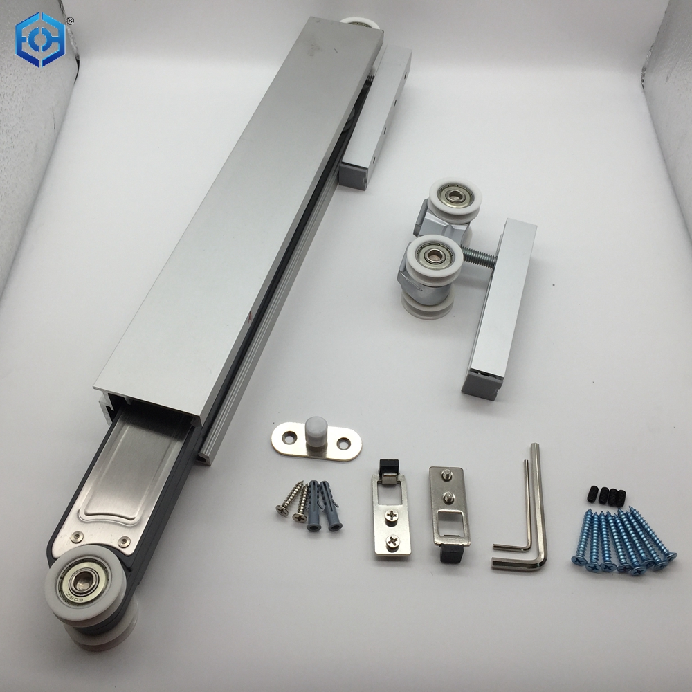 Soft Closing Heavy Duty Premium Sliding Door Roller Kit for 100-150kg Wooden Door