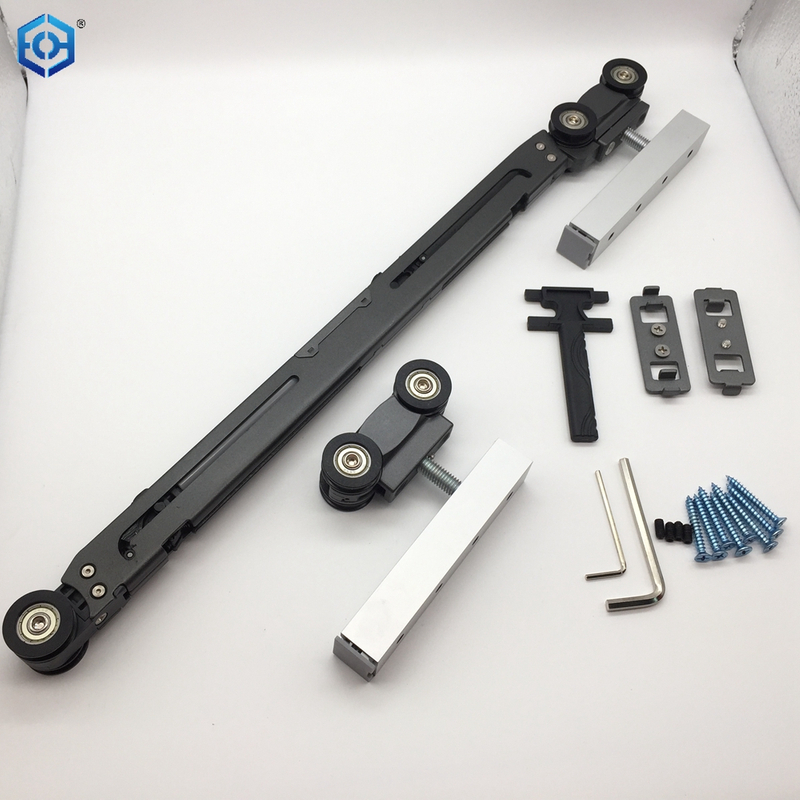 Metal And Plastic Soft Close Heavy Duty Sliding Door Roller for 60- 120kg Wooden Door