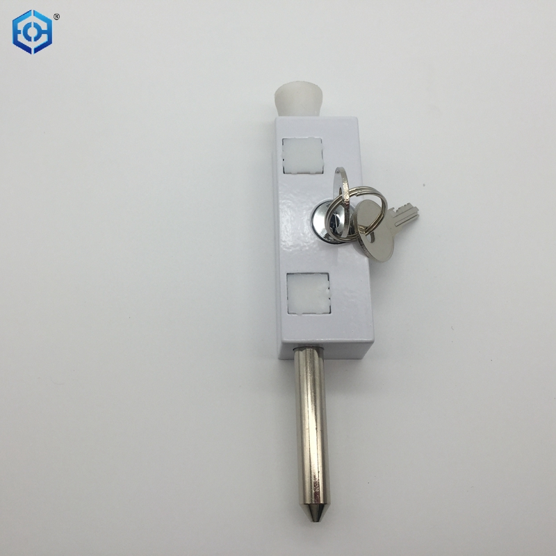 The Pushlock is a secure locking window bolt for deadlocking timber or uPVC awning casement sliding or double hung windows