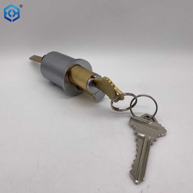 Brass Interchangeable Removable Large 8-shaped American Standard LFIC Large Format IC Core Lock Cylinder