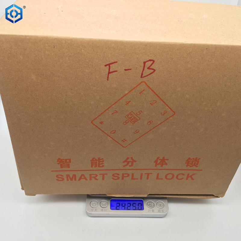 Golden Security Lever Handle Card Smart Lock for Hotel Apartment Dormitory