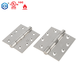 UL Internal Door Hinges 4 Inch 102mm Pair of Fire Rated Ball Bearing Hinge Screws