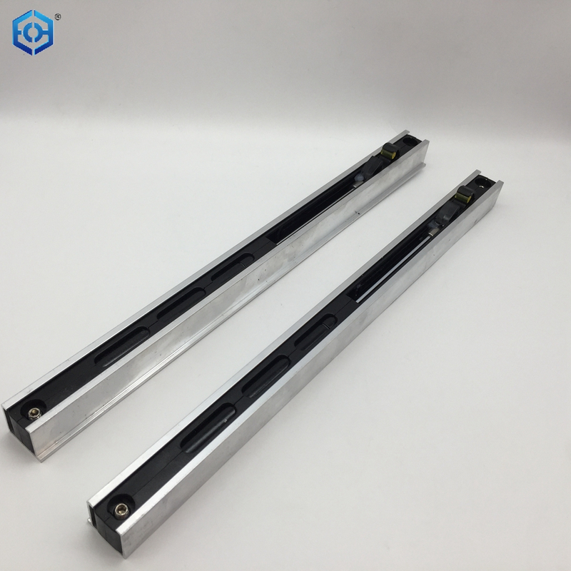 Hidden Wooden Door Ghost Track Hardware Sliding Slide Rail Kit with 80kg Load Capacity