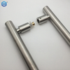 Durable Stainless Steel Glass Push Pull OEM Customized Round Pipe H Shape Glass Door Handle
