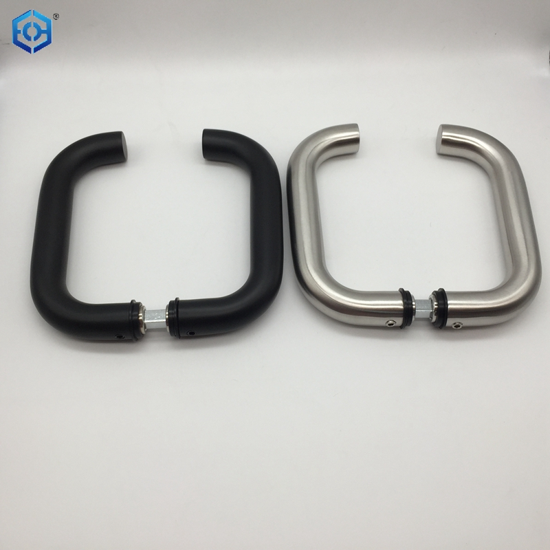 SSS Or Black Stainless Steel Door Handle for Narrow Aluminum Frame Door