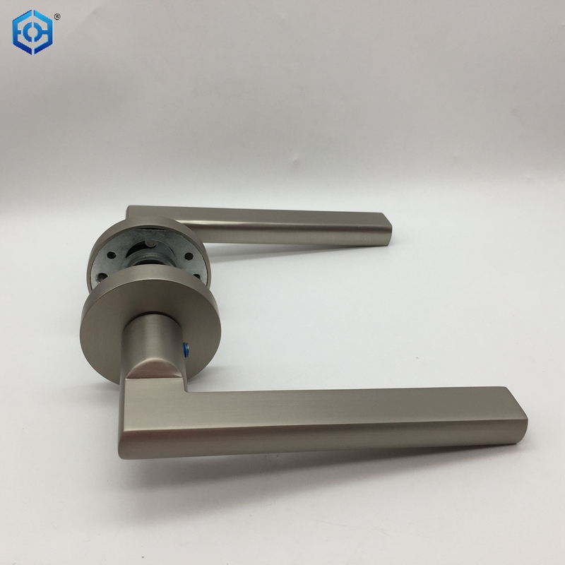  The Beauty Of Geometry Satin Nickel Zinc Alloy Interior Door Handles