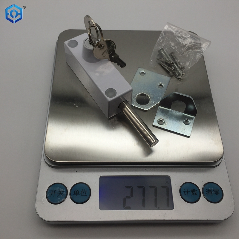 Multi-Purpose White Sliding Patio Door Keyed with Bolt Lock