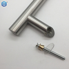 Stainless Steel 304 Offset Round Style Back To Back Glass Door Barn Door Push Pull Handle