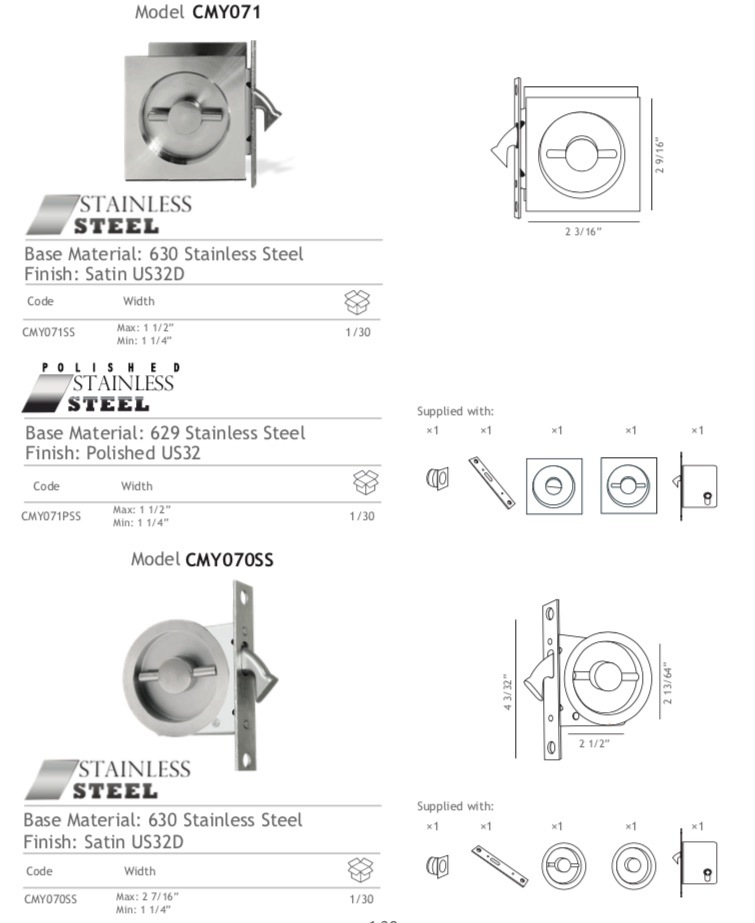 aluminum sliding window door lock latch