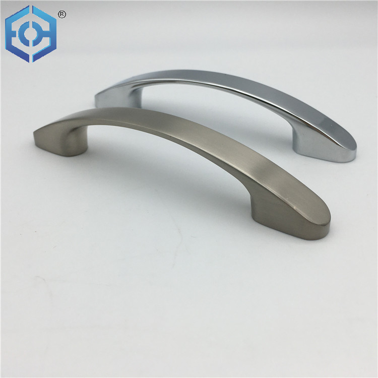 brushed chrome door handles