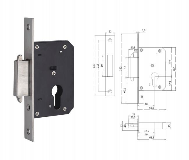 door knob with lock and key