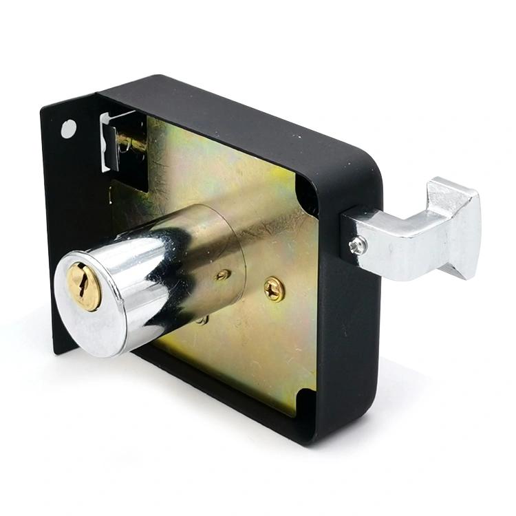 South America Wooden Door Brass Latch 120mm Case Rim Door Lock